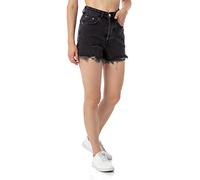 Redbridge Damen Jeans Shorts High Waist - Kurze Hose im Used-Look