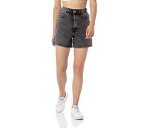Redbridge Damen Jeans Shorts Kurze Hose Bermuda Sommer Jeansshorts High Waist W28 Grau