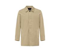 Redbridge Eleganter Herren Kurzmantel mit Kentkragen - Klassischer Look, verdeckte Knopfleiste Beige L