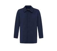 Redbridge Eleganter Herren Kurzmantel mit Kentkragen - Klassischer Look, verdeckte Knopfleiste Navy Blau M