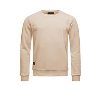Redbridge Herren Crewneck Sweatshirt Pullover Premium Basic Beige 4XL