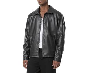 Redbridge Herren Jacke Kunst-Lederjacke Übergangsjacke Schwarz XL