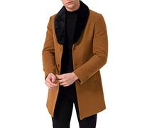 Redbridge Herren Jacke Trenchcoat Mantel Braun L