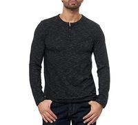 Redbridge Herren Longsleeve Sweatshirt Pullover Chest-Pocket Melange