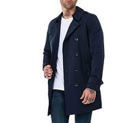 Redbridge Herren Mantel Trenchcoat Jacke Übergangsjacke Light Version Navy Blau S