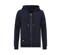 Redbridge Herren Sweatjacke Kapuzenpullover Zip Hoodie mit Reißverschluss Premium Basic Navyblau XXL