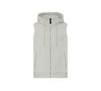 Redbridge Herren Tank-Top T-Shirt mit Reißverschluss Hoodie Ärmellos M Grau