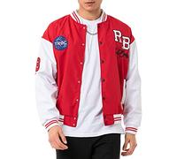 Redbridge Herren Übergangsjacke NASA Collegejacke 2-Tone RB XL Rot