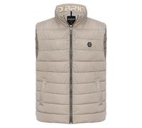 Redbridge Herren Weste mit Stehkragen Big Bubble Zipper Jacke Collar Print