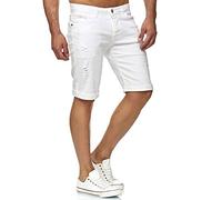 Redbridge Hochwertige Jeans Shorts Kurze Hose Bermuda Stretch Weiß W30