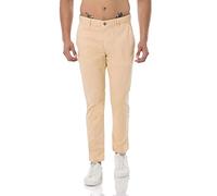 Redbridge Hose für Herren Chino-Hose Freizeithose Casual Business Stretch Pants Camel W33 L32