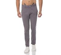 Redbridge Hose für Herren Chino-Hose Freizeithose Casual Business Stretch Pants Grau W36 L32