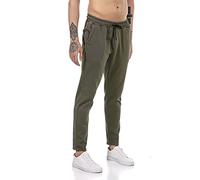 Redbridge Hose für Herren Freizeit-Hose Jogger Pants Chino Khaki S