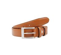 Redbridge Klassischer Gürtel Ledergürtel Echtleder Herrengürtel Premiumqualität Taba 90