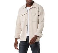 Redbridge Oversized Overshirt im minimalistischen Design Hemdjacke ideal für Casual-Looks Stone XL