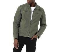Redbridge Premium Jacke im Bikerstil Casual mit Frontreißverschluss Grün M