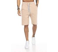 Redbridge Premium Shorts Sweatpants Kurze Hose Jogger Bequem Lässig Beige M