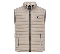 Redbridge Steppweste mit Reißverschluss Weste mit Stehkragen Beige S