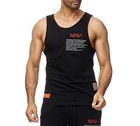 Redbridge Tanktop mit NASA-Logo Atmungsaktiv und Bequem für Sport und Freizeit Schwarz M