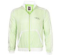 Redbridge Unisex Jacke Leichte Regenjacke Übergangsjacke Windjacke mit Kapuze Double Layer Shine M Weiß - Neongrün