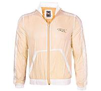 Redbridge Unisex Jacke Leichte Regenjacke Übergangsjacke Windjacke mit Kapuze Double Layer Shine S Weiß - Neonorange