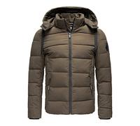 Redbridge Winterjacke mit abnehmbarer Kapuze - Warm funktional und modern Braun L