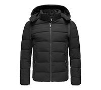 Redbridge Winterjacke mit abnehmbarer Kapuze - Warm funktional und modern Schwarz L