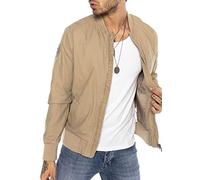 Redbridge Zeitlose Blouson Jacke in modischen Farben Übergangsjacke mit klassischem Schnitt Beige L