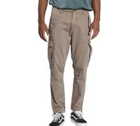 REDEFINED REBEL Jolan Herren Cargo-Hose im Utility-Look Anti Fit Baumwoll-Hose Ankle-Stil mit Tunnelzug am Beinende 226027 Braun XS