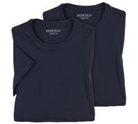 Redfield 2er Pack XXL O-Hals Dunkelblau 5XL/32/