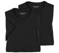 Redfield 2er Pack XXL O-Hals Schwarz 7XL/36/