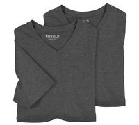 Redfield 2er- Pack XXL V-Ausschnitt Antrazit 8XL/38/