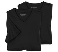 Redfield 2er- Pack XXL V-Ausschnitt Schwarz 5XL/32/