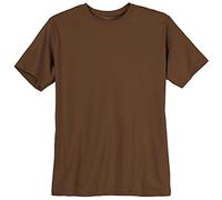 Redfield Basic T-Shirt braun Übergröße