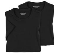 Redfield Doppelpack T-Shirts Übergröße schwarz Dave, Größe:4XL