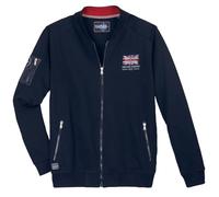 Redfield Sweatjacke Stehkragen in großen Größen, blau, Größe:5XL