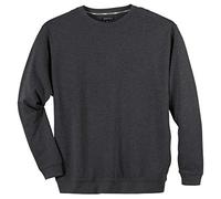 Redfield Sweatshirt Herren Übergröße Anthra Melange, Größe:5XL