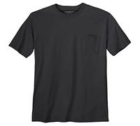 Redfield XXL Basic T-Shirt Jerry schwarz Brusttasche