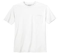 Redfield XXL Basic T-Shirt Jerry weiß Brusttasche