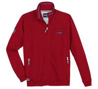 Redfield XXL Sweatjacke Stehkragen, rot, Größe:6XL