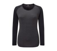 Mountain Equipment - Women's Redline L/S Tee - Longsleeve, Gr. M 38, grau/schwarz (CosmosStripe/Cosmos)
