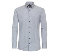 Redmond Modern Fit Hemd blau, Bedruckt