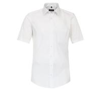 Redmond Businesshemd Kurzarm Uni Body Cut 0 Weiss L