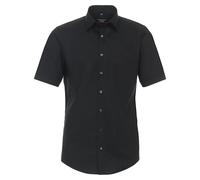 Redmond Businesshemd Kurzarm Uni Body Cut 90 schwarz XL