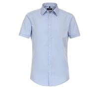 Redmond Businesshemd Kurzarm Uni Slim Fit 10 blau M