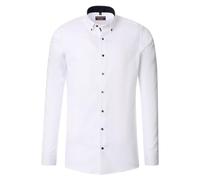 Redmond Modern Fit Hemd weiss, Faux-uni