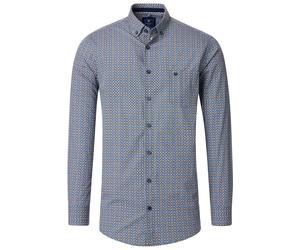 Redmond Casual Comfort Fit Hemd gelb, Bedruckt