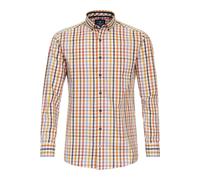 Redmond Casual Comfort Fit Hemd gelb, Kariert