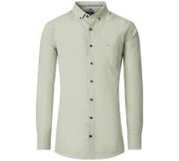 Redmond Casual Comfort Fit Hemd grün, Einfarbig