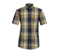 Redmond Casual Comfort Fit Hemd Kurzarm blau